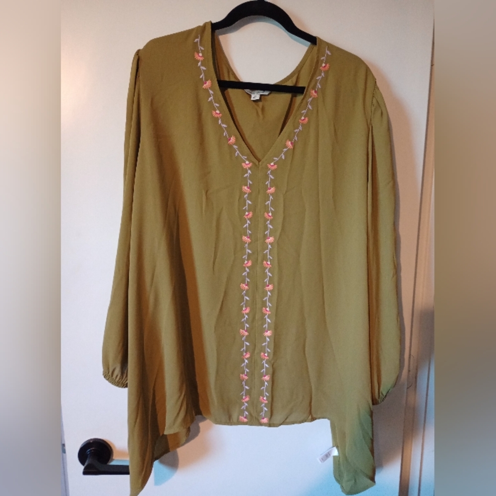 Pioneer Woman Embroidered Tunic Size 3X NWT - Picture 2 of 14
